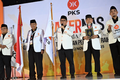 Presiden PKS, Al Muzammil Yusuf resmi membuka Rakernas 2025 di Jakarta, Senin, (10/11/2025)