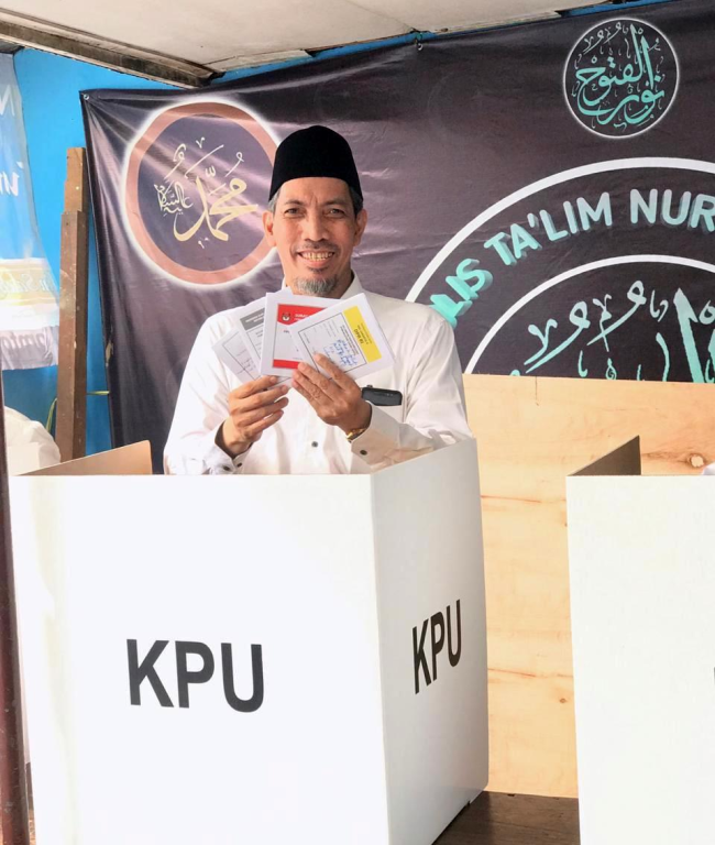 Ketua DPD Partai Keadilan Sejahtera Jakarta Selatan Al-Mansur Hidayatullah