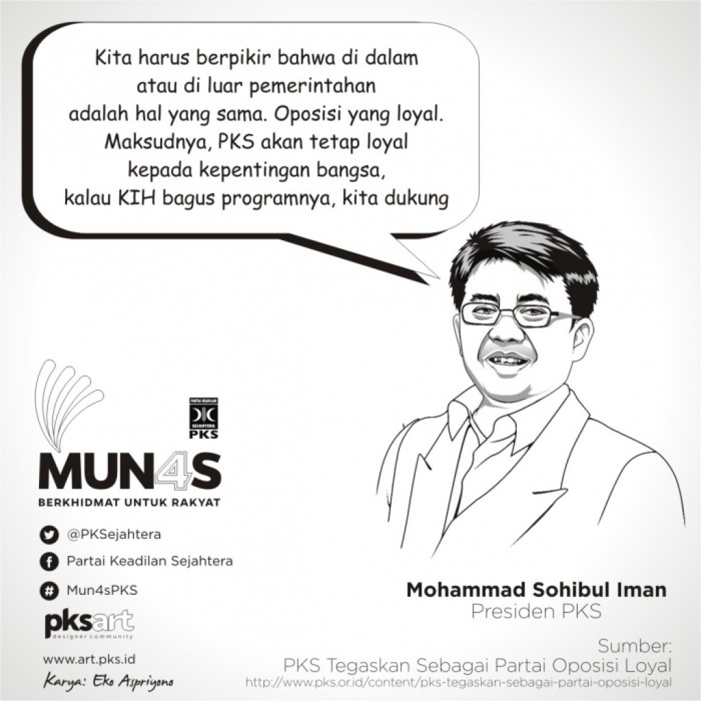 PKS Tegaskan sebagai Partai Oposisi Loyal