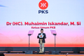 Cak Imin memberi sambutan pada MUNAS VI PKS