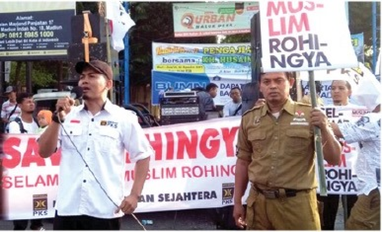 Anggota dan simpatisan Partai Keadilan Sejahtera (PKS) Kota Madiun