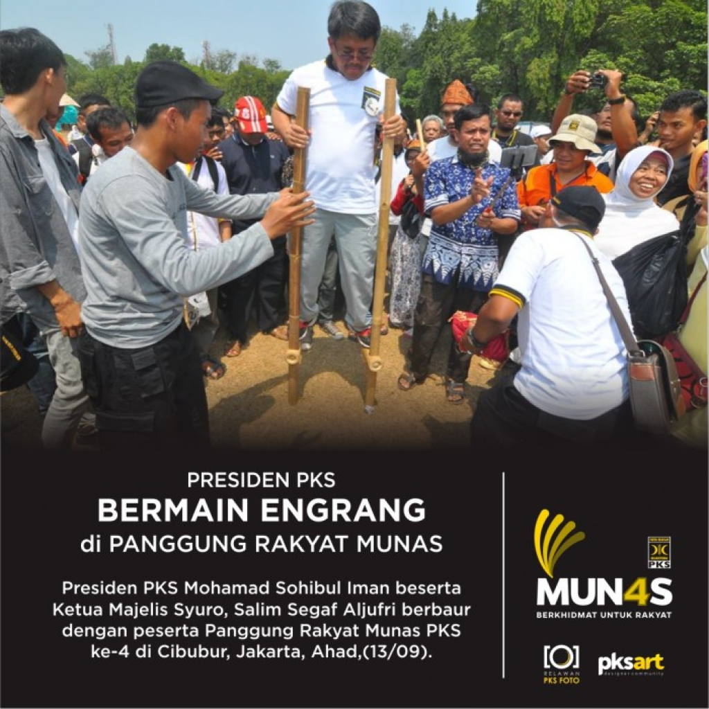 Presiden PKS Bermain Engrang