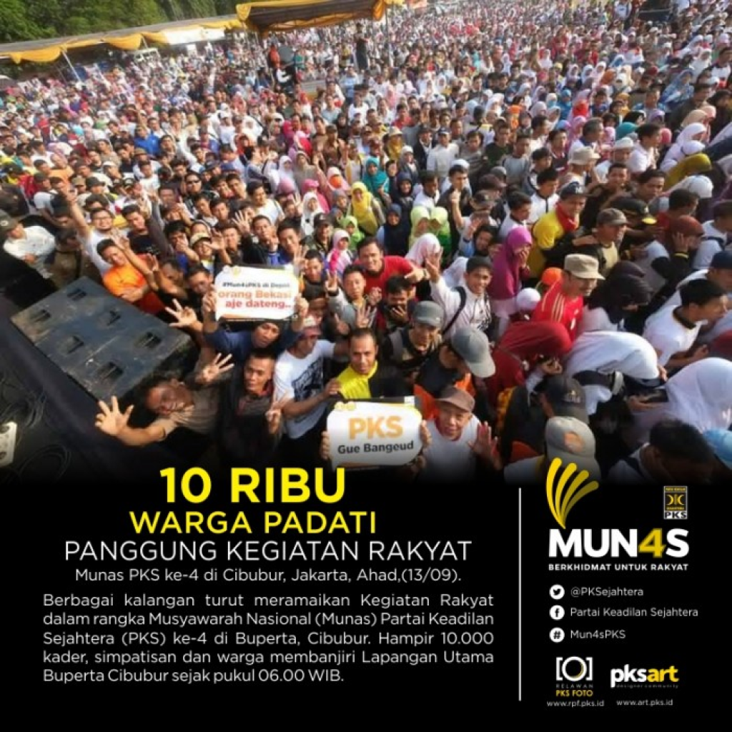 10 Ribu Padati Kegiatan Rakyat
