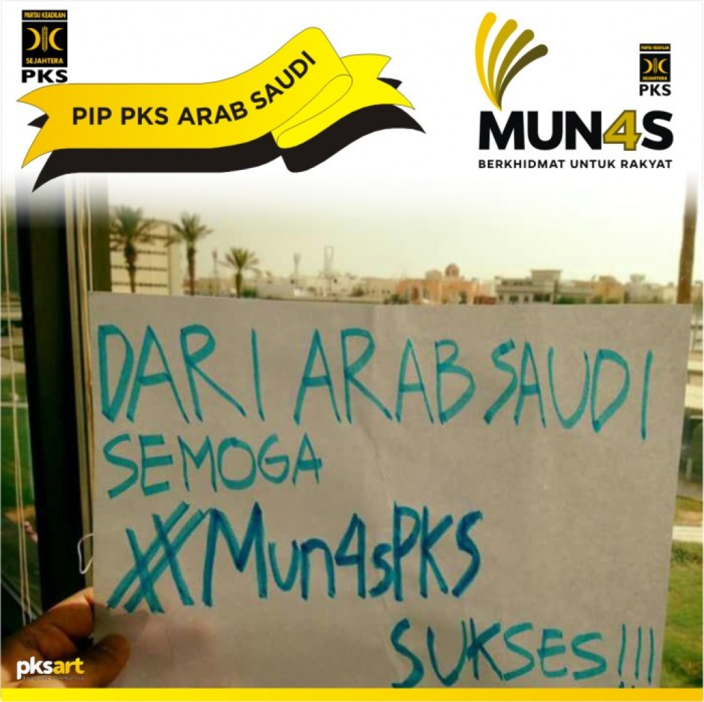Selamat Munas ke-4 PKS dari Riyadh, Arab Saudi