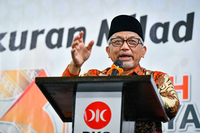 FOTO : Presiden PKS Ahmad Syaikhu menghadiri Tasyakuran Milad PKS ke 23 yang diselenggarakan oleh DPD PKS Musi Rawas