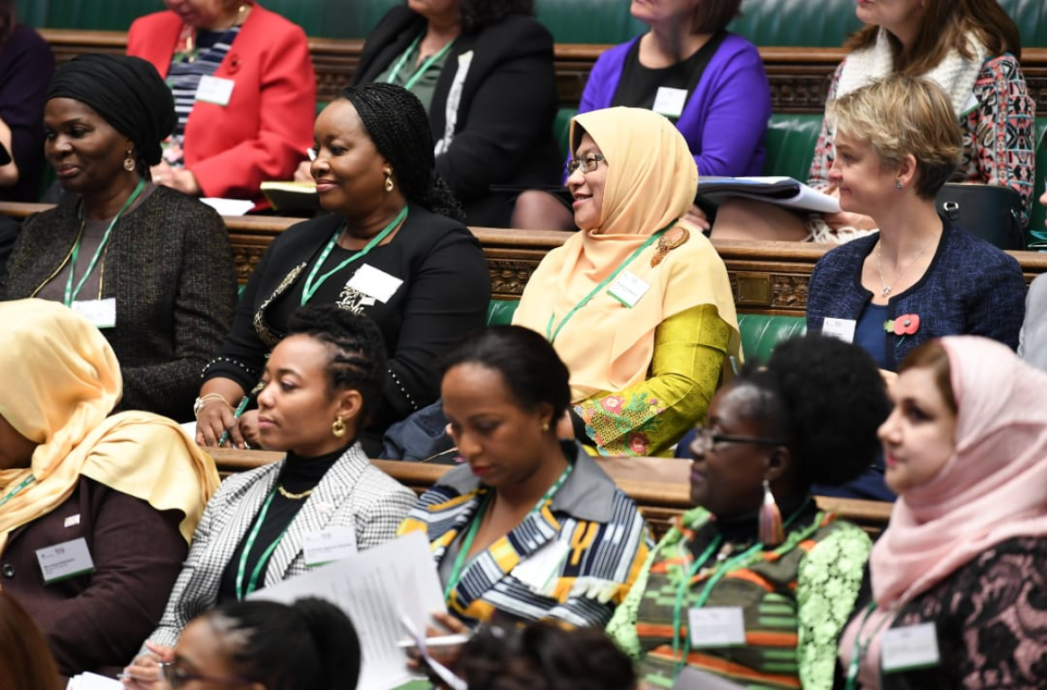 Ledia Hanifa bersama seratus perempuan anggota parlemen dunia di House of Commons of the United Kingdom, London (IST)