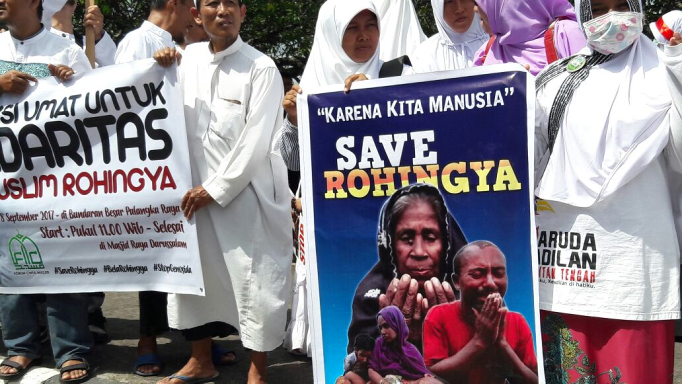 Aksi kemanusiaan Rohingya di Kalimantan Tengah