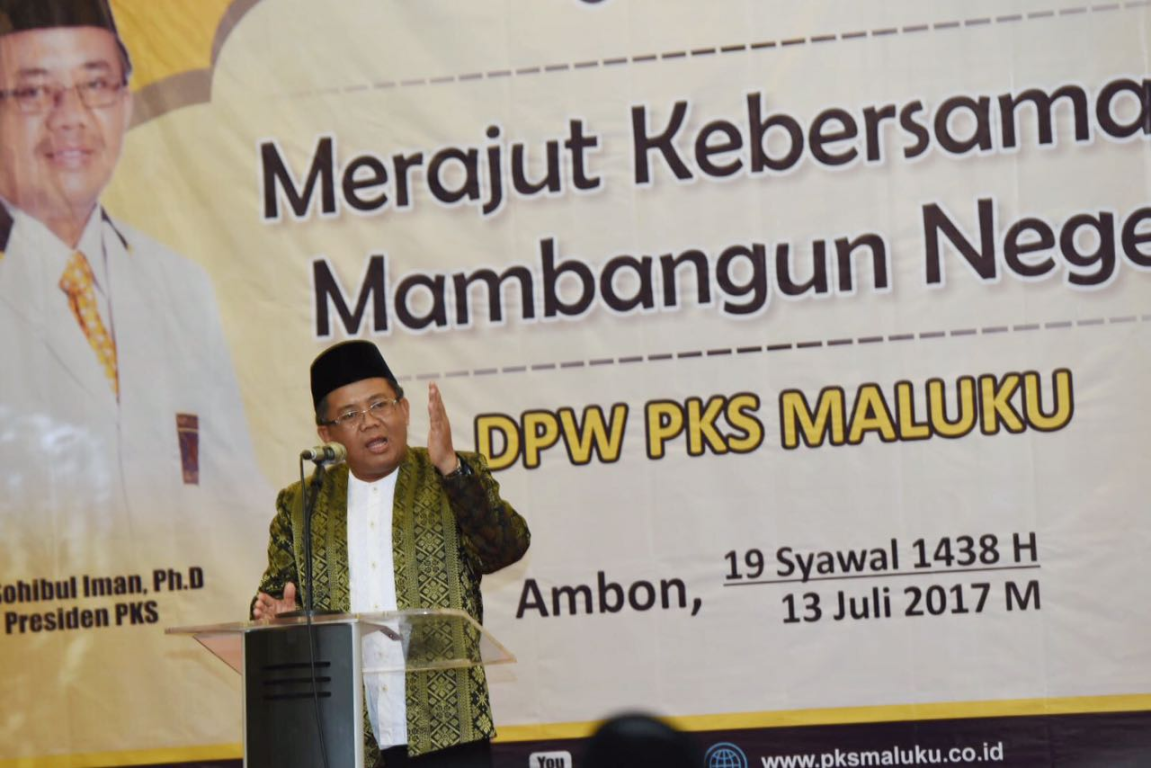 Presiden Partai Keadilan Sejahtera (PKS) Mohamad Sohibul Iman