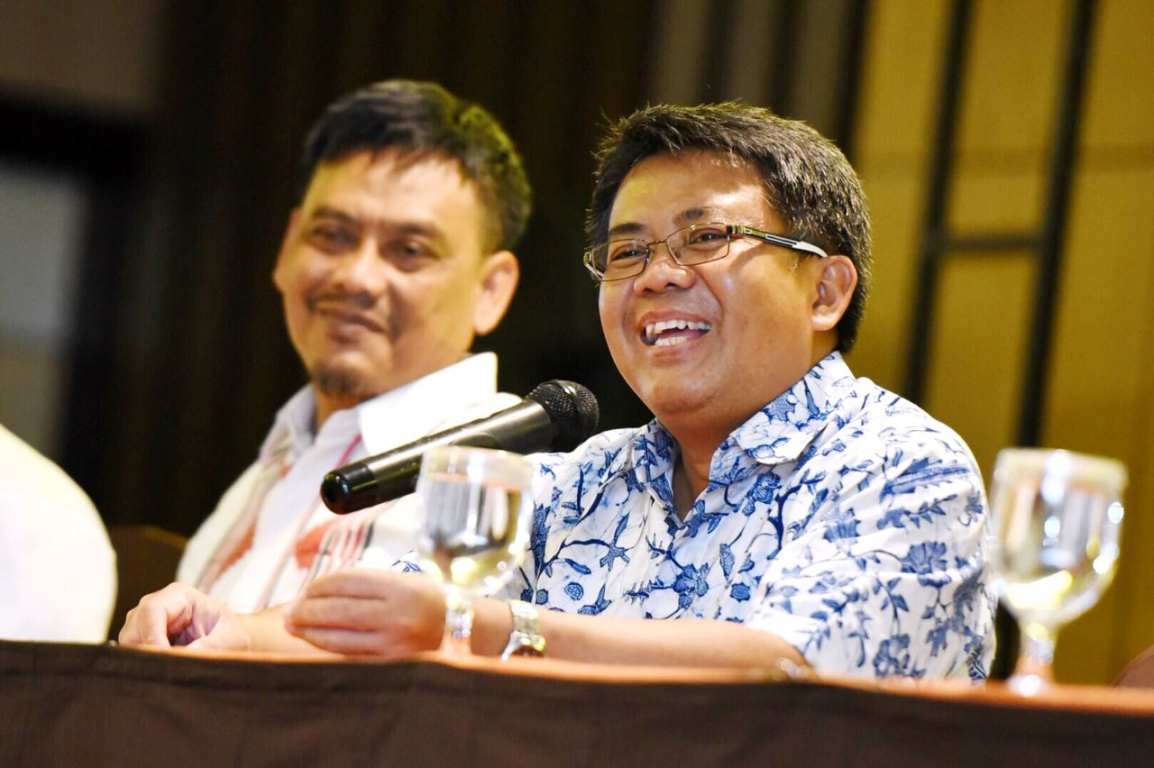 Presiden PKS Mohamad Sohibul Iman dalam konsolidasi kader di Klaten, Jawa Tengah, Sabtu (17/3). (Maka Hilal/PKS Foto)