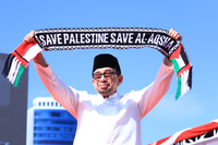 FOTO : Aksi Simpatik Selamatkan Kemanusiaan di Gaza