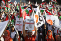 Massa Peserta Aksi Simpatik “Selamatkan Kemanusiaan di Gaza” di Jakarta, Sabtu, 24/05/25.