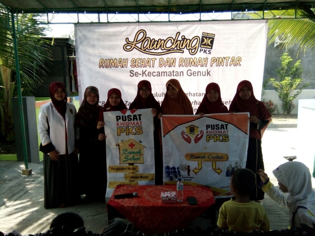 PKS Kota Semarang meluncurkan rumah sehat dan pintar di Rejosari, Kecamatan Genuk, Selasa