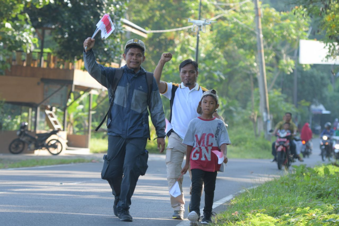 Usamah mengikuti Napak Tilas Kebangsaan di Aceh (dok Humas PKS Aceh)