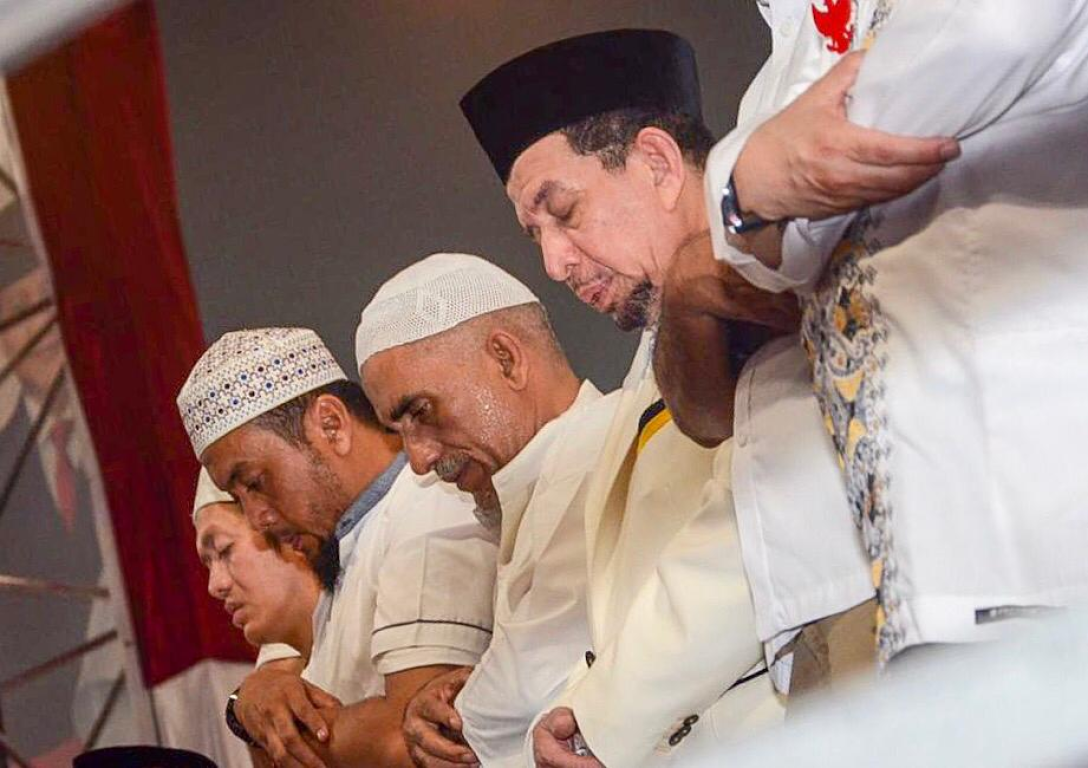 Ketua Majelis Syuro PKS, Habib Salim menghadiri acara Kampanye Akbar Prabowo Sandi di Jakarta, Ahad, (7/4/2019) (Daru/PKSFoto)