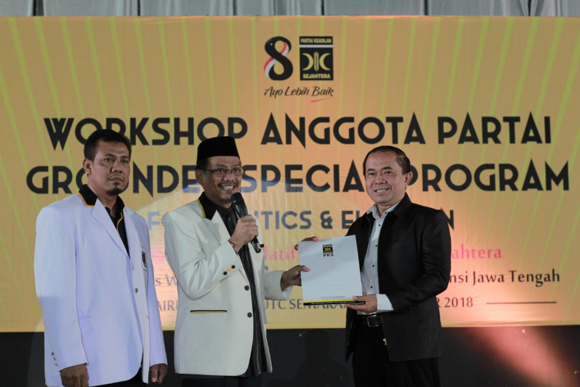 DPW PKS Jawa Tengah menggelar workshop ‘Grounded for Politics and Election’ di Gedung UTC Convention Semarang, Jawa Tengah, Ahad (7/10) (dok Humas PKS Jawa Tengah)