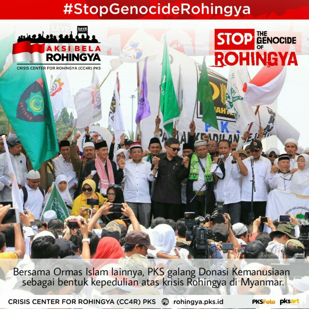 Bersama Ormas Islam, PKS Galang Donasi Kemanusiaan sebagai Kepedulian terhadap Krisis Rohingya