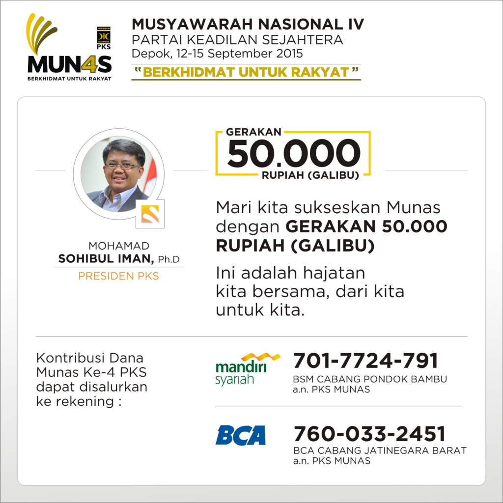 GALIBU - Gerakan 50.000 Rupiah (Versi Putih)