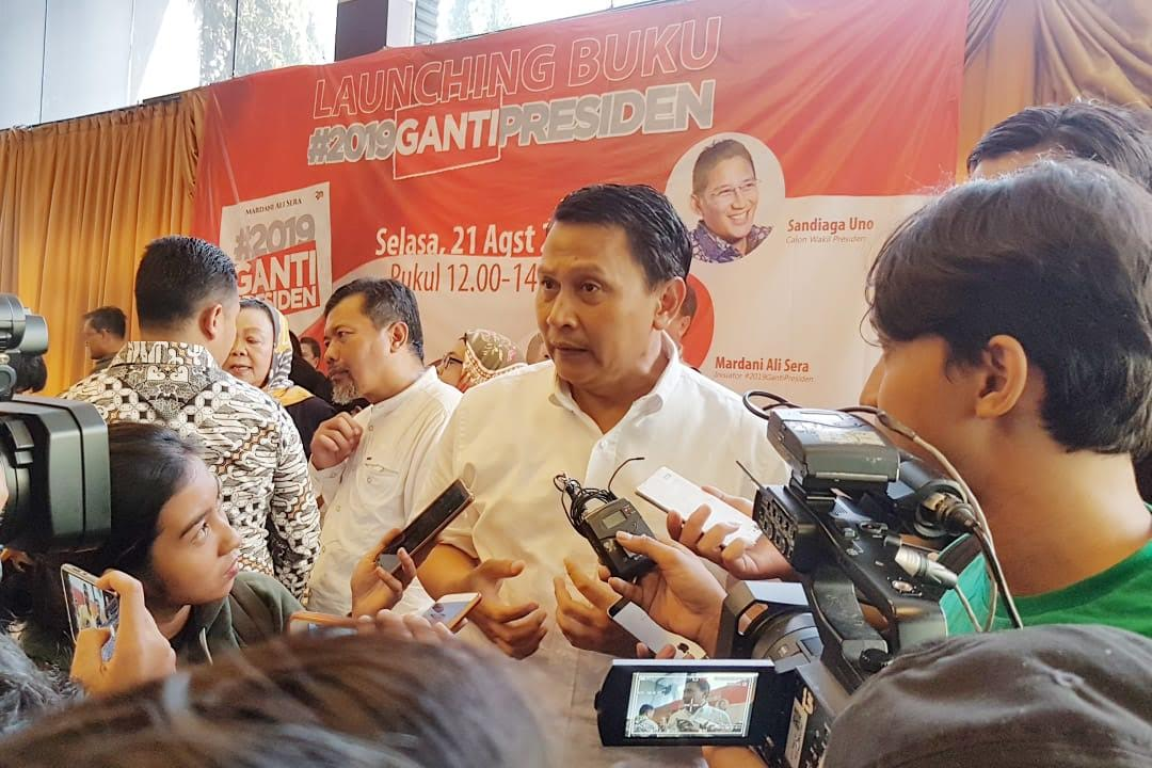 Wakil Ketua Timses Pemenangan Prabowo-Sandi, Mardani Ali Sera