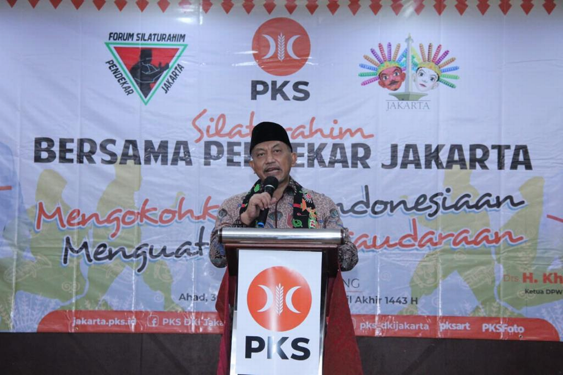 Presiden PKS Ahmad Syaikhu di hadapan Silaturahim Pendekar Jakarta (FSPJ)