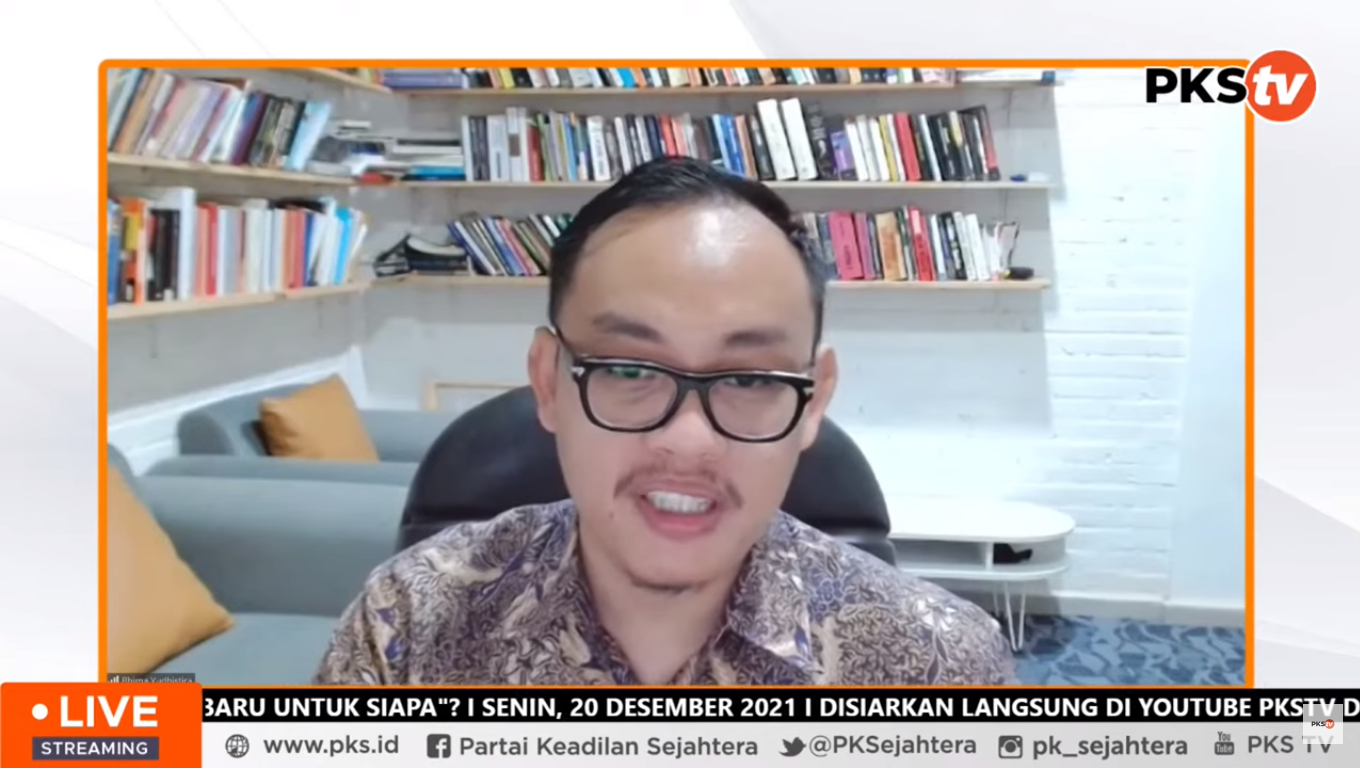 Pengamat Ekonomi dan Direktur Celios Bhima Yudhistira. (PKSTV)