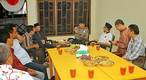 Suasana ramah tamah jajaran pengurus DPD PKS Kota Magelang saat menjamu Kapolres Magelang Kota, Kamis (10/08). Agung JS/PKSFoto
