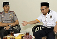 AKPB Hari Purnomo bersama Bustanul Arifin saat jamuan di kantor DPD PKS Kota Magelang, Kamis (10/08). Agung JS/PKSFoto