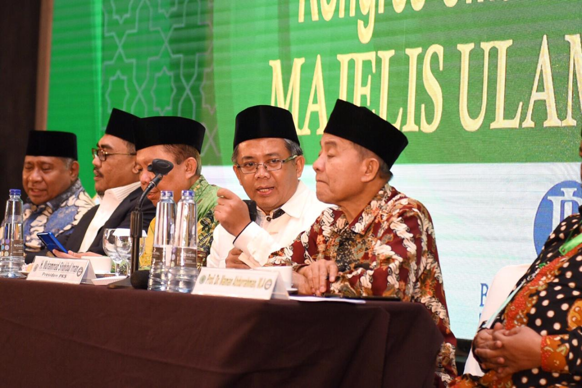 Presiden PKS Mohamad Sohibul Iman menjadi narasumber dalam Kongres Umat Islam VII di Pangkal Pinang, Kamis (27/2/2020).